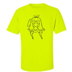 Unisex Ultra Cotton Safety Neon Crewneck Tee