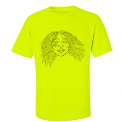 Unisex Ultra Cotton Safety Neon Crewneck Tee