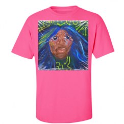 Unisex Ultra Cotton Safety Neon Crewneck Tee