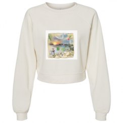 Women's Raglan Pullover Fleece