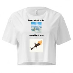 Ladies Festival Cali Crop Top Tee