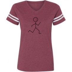 Ladies Relaxed Fit Vintage Sports Tee