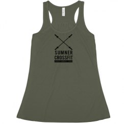 Ladies Flowy Racerback Tank