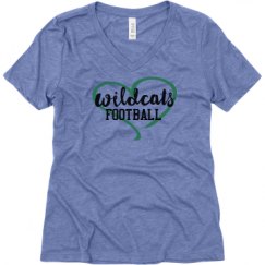 Ladies Relaxed Fit Super Soft Triblend V-Neck Tee