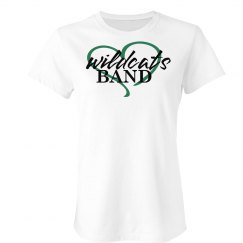 CUSTOM Wildcats Band Love White