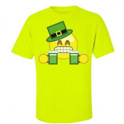 Unisex Ultra Cotton Safety Neon Crewneck Tee