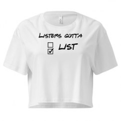 Ladies Festival Cali Crop Top Tee