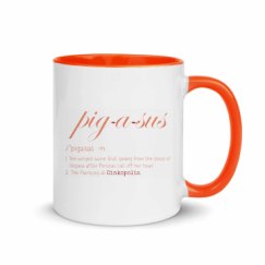11oz Ceramic Mug with Color Inside