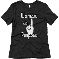 Ladies Relaxed Fit Super Soft Triblend Tee