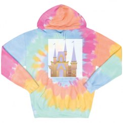 Unisex Tie-Dye Fleece Hoodie