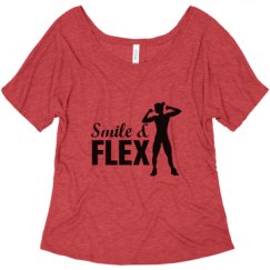 Ladies Flowy Slouchy Tee