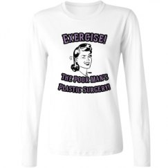 Ladies Relaxed Fit Basic Long Sleeve Tee