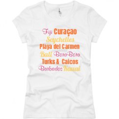Ladies Slim Fit Basic Promo Jersey Tee