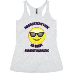 Ladies Slim Fit Super Soft Racerback Triblend Tank