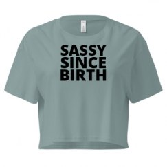 Ladies Festival Cali Crop Top Tee