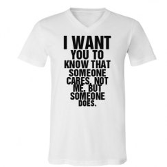 Unisex V-Neck Jersey Tee