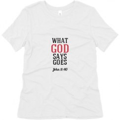 Ladies Relaxed Fit Super Soft Triblend Tee