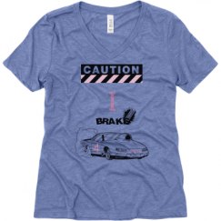 Ladies Relaxed Fit Super Soft Triblend V-Neck Tee