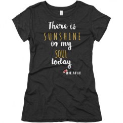 Ladies Slim Fit Super Soft Triblend Tee