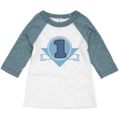 Toddler 3/4 Sleeve Raglan Tee