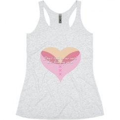 Ladies Slim Fit Super Soft Racerback Triblend Tank