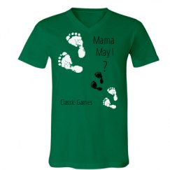 Unisex V-Neck Jersey Tee