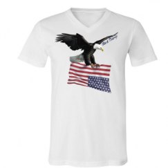 Unisex V-Neck Jersey Tee