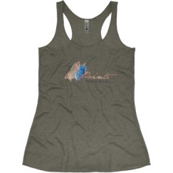 Ladies Slim Fit Super Soft Racerback Triblend Tank