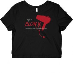 Ladies Slim Fit Crop Top Tee