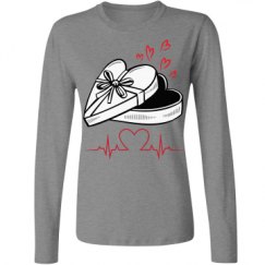 Ladies Relaxed Fit Basic Long Sleeve Tee
