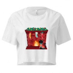 Ladies Festival Cali Crop Top Tee