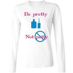 Ladies Relaxed Fit Basic Long Sleeve Tee