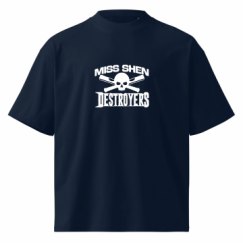 Unisex Organic Oversized High Neck T-Shirt