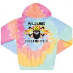 Unisex Tie-Dye Fleece Hoodie