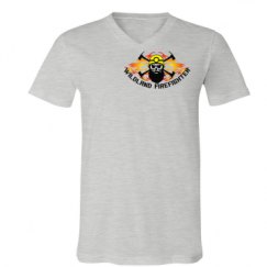 Unisex V-Neck Jersey Tee