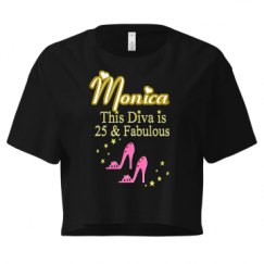 Ladies Festival Cali Crop Top Tee