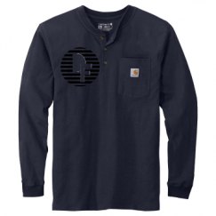 Unisex Carhartt Long Sleeve Henley Tee 