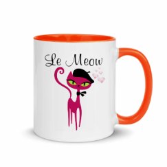 11oz Ceramic Mug with Color Inside