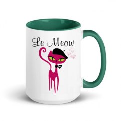 15oz Ceramic Mug with Color Inside