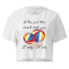 Ladies Festival Cali Crop Top Tee