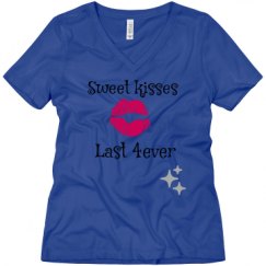 Ladies Relaxed Fit V-Neck Tee