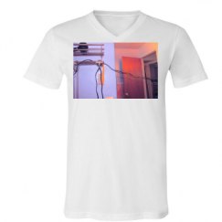 Unisex V-Neck Jersey Tee