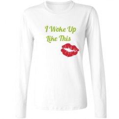 Ladies Relaxed Fit Basic Long Sleeve Tee