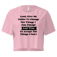 Ladies Festival Cali Crop Top Tee