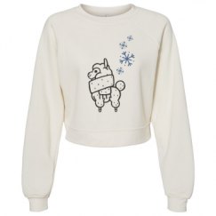 Women's Raglan Pullover Fleece