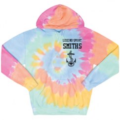Unisex Tie-Dye Fleece Hoodie