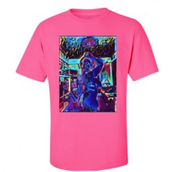 Unisex Ultra Cotton Safety Neon Crewneck Tee