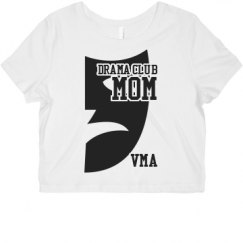 Ladies Slim Fit Crop Top Tee