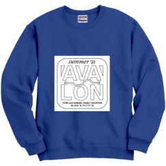 Unisex Film and Foil Crewneck Sweatshirt
