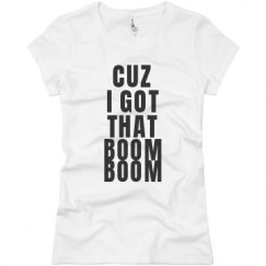Ladies Slim Fit Basic Promo Jersey Tee